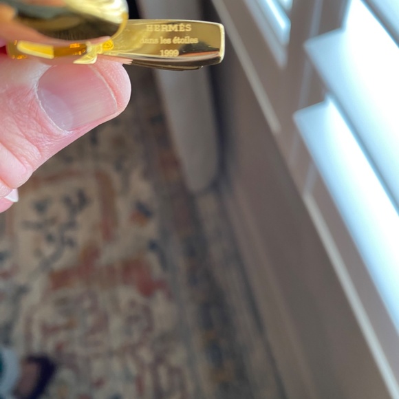 Hermes 1999 gold cadena lock charm - Picture 2 of 5